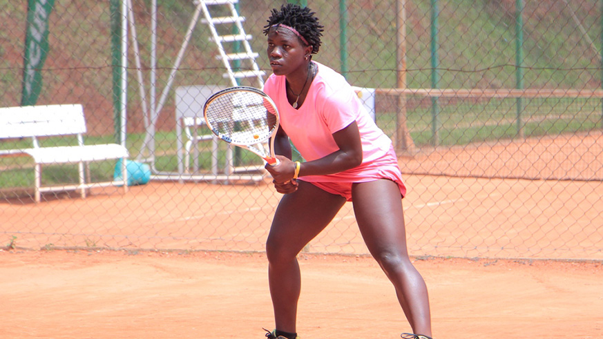 Niyonkuru edged Gisu00e8le Umumararungu 2-0 (6-1 and 6-1) in the final to lift the title in womenu2019s singles. Courtesy