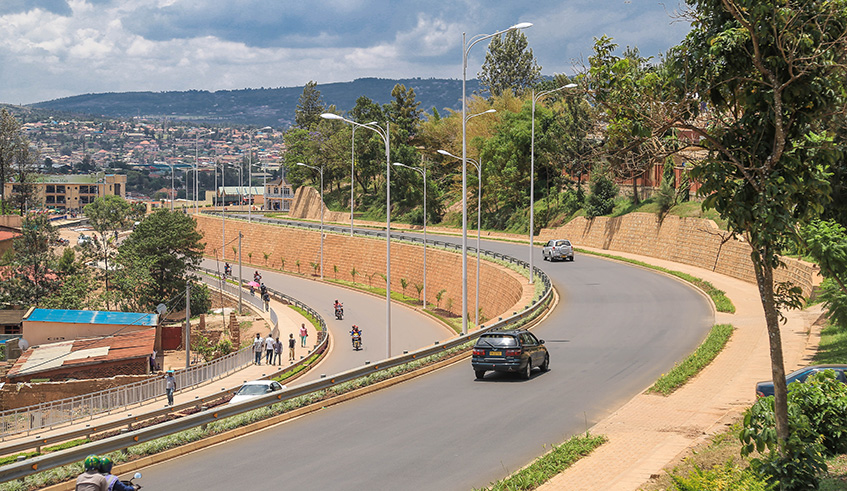 A section of the newly refurbished Remera u2013 Sonatube road. Nadege Imbabazi.