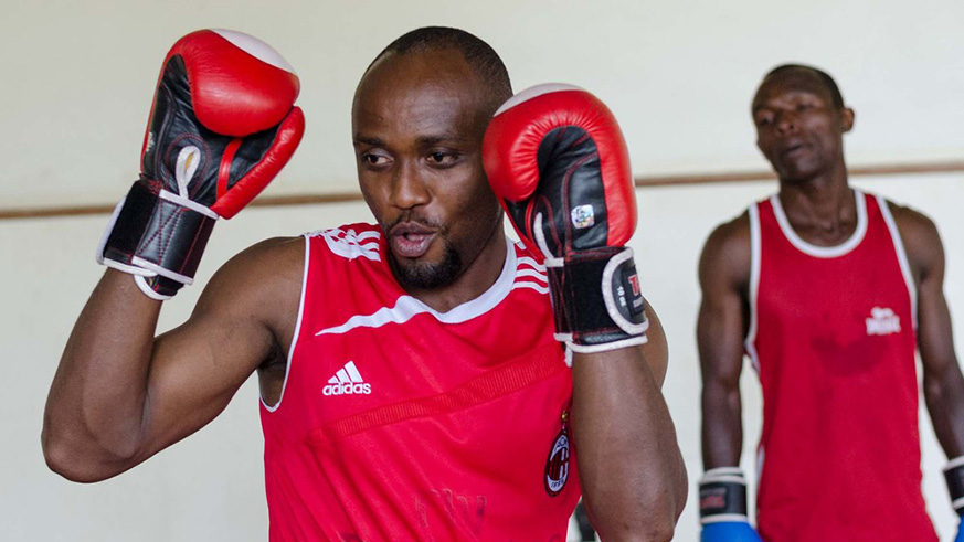 Elite boxer Vincent Nsengiyumva will compete in the middleweight category. Courtesy.