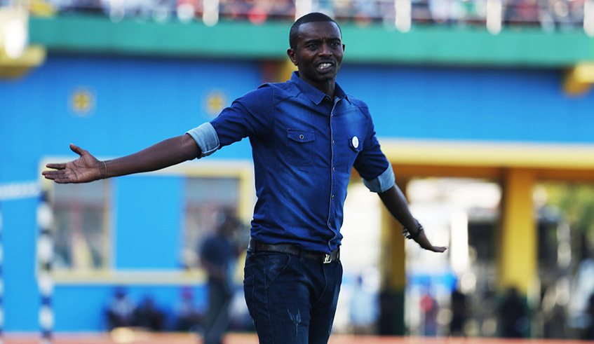 Djuma Masudi Irambona, 41, is keen on collecting maximum points against Kirehe FC in his first match as AS Kigali head coach on Saturday. Sam Ngendahimana.
