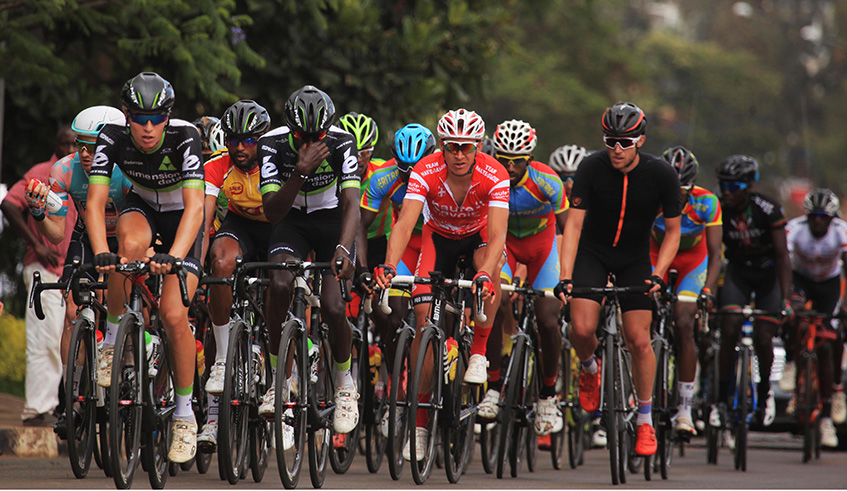 Effective next year, Tour du Rwanda will be upgraded from 2.2 to a 2.1 UCI category event. Riders are seen here in a peloton during the 2017 edition of the annual UCI Africa Tour race.  Sam Ngendahimana.