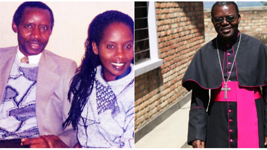 Cyprien Rugamba and his wife Daphrose (left) will be recognized posthumously while Bishop Celestine Hakizimana (right) is among the recipients of the Unity Award. (File)
