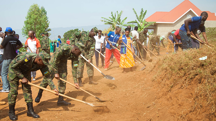 Civil servants, military personnel and ordinary citizens alike participate in the monthly Umuganda Community work. The 2018 Ibrahim Index of African Governance (IIAG) says Rwanda made significant gains in public governance between 2007 and 2018. Nadege Imbabazi 