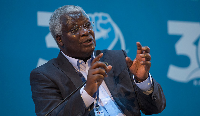 Dr Niyikiza during a past event in Kigali. File.