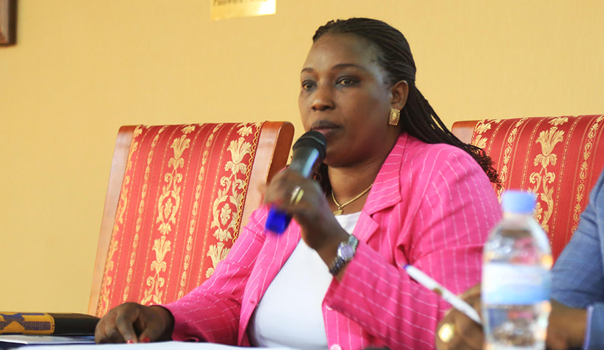 Madeleine Nirere, Chairperson of NCHR. File.