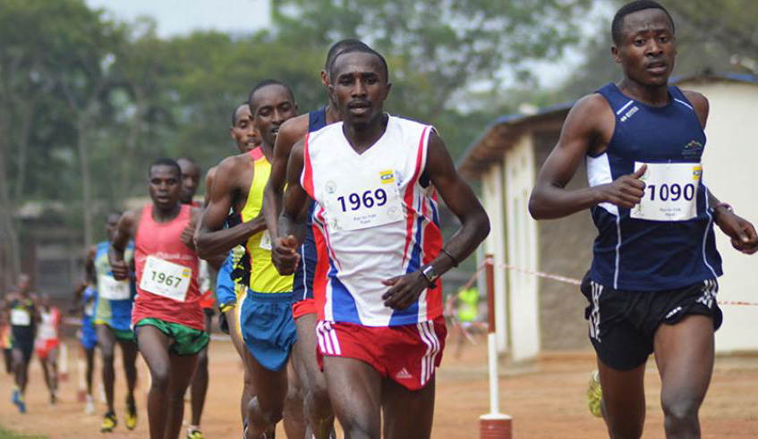 James Sugira (right) is the reigning national cross country champion. File photo.