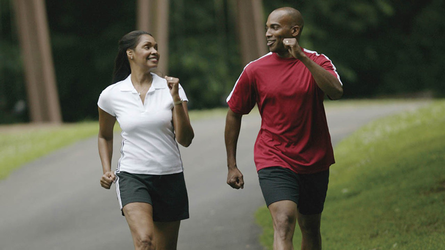 Physical activity will boost heart health. /Net