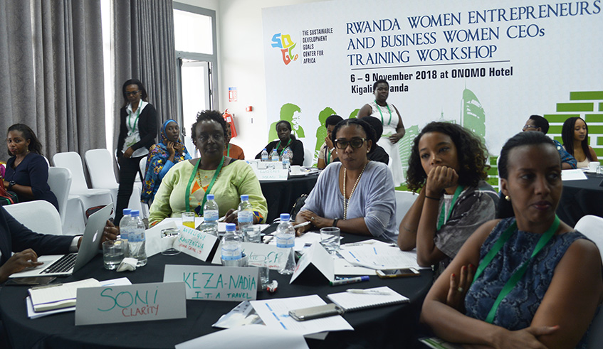 The training aims to equip women with business skills.