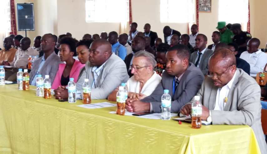 Participants during the community Dialogue.