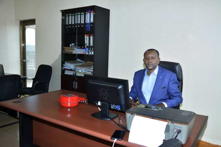 John, Gatebera, the CEO of DSPA Rwanda Ltd (Courtesy)