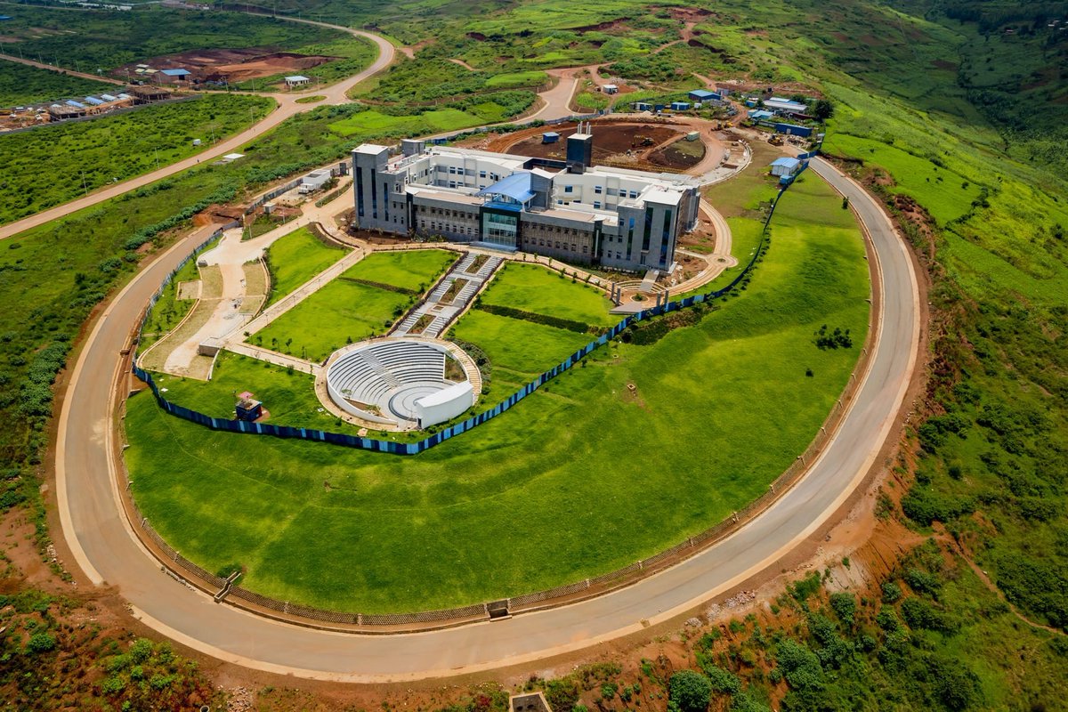 An aereal view of part of the Kigali Innovation City, where Canergie Mellon University is already building a campus. The project is expected to cost about USD 2 billion upon completion.
