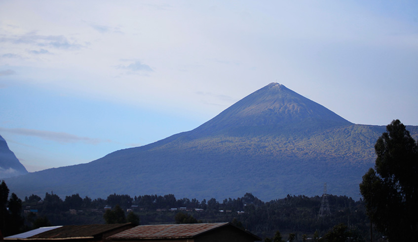 Kalisimbi Volcano in Rwanda is one of East African volcanoes. Sam Ngendahimana.