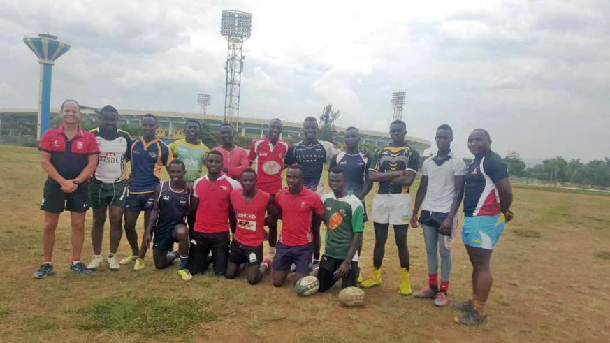 Silverbacksu2019 players pose for a group photo ahead of the training over the weekend. Courtesy.