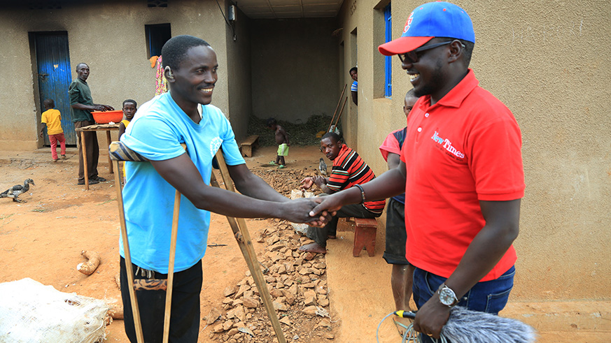Antoine Mukeshimana welcomes Athan Tashobya