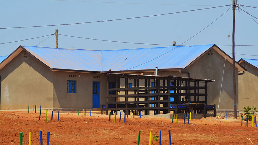 Mukeshimana was given a new house at Rweru Model Village