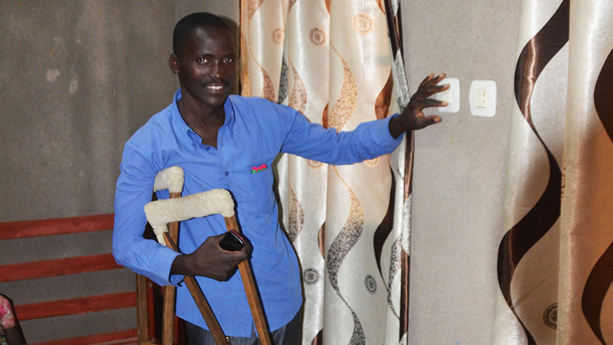 Mukeshimana in his new house