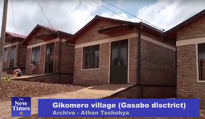 One of the houses given to vulnerable families in Rwanda. 