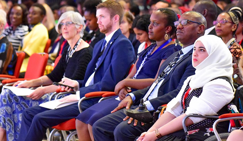 Delegates on Day II of the 5th International Conference on Family Planning at Kigali Convention Centre yesterday. Experts and poliymakers say that family planning targets can be achieved with concerted efforts. Nadege Imbabazi.