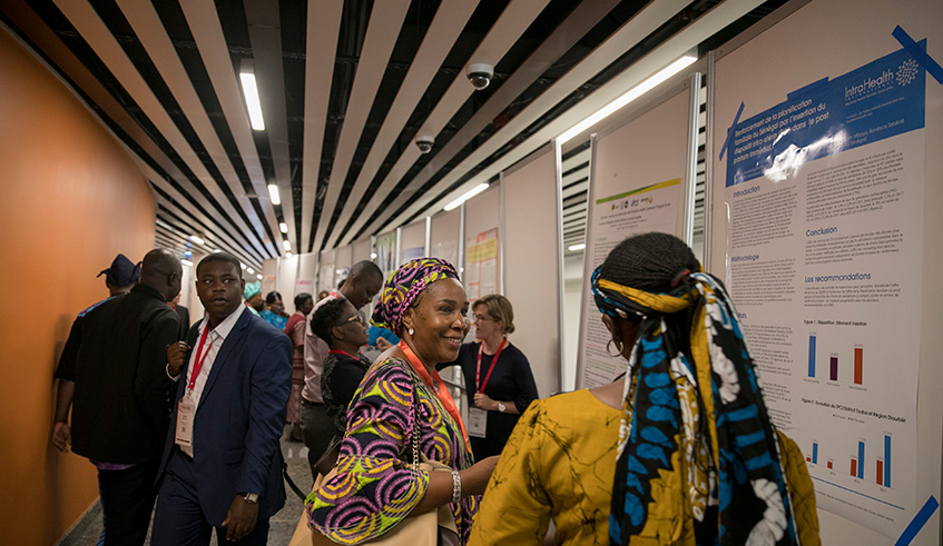 Some of the participants at the ongoing conference on family planning. Nadege Imbabazi.