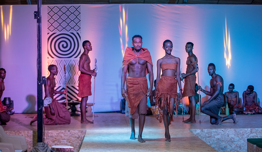 Some of the designs showcased at the Rwanda Cultural Fashion Show 2018 in Kigali. Courtesy. 