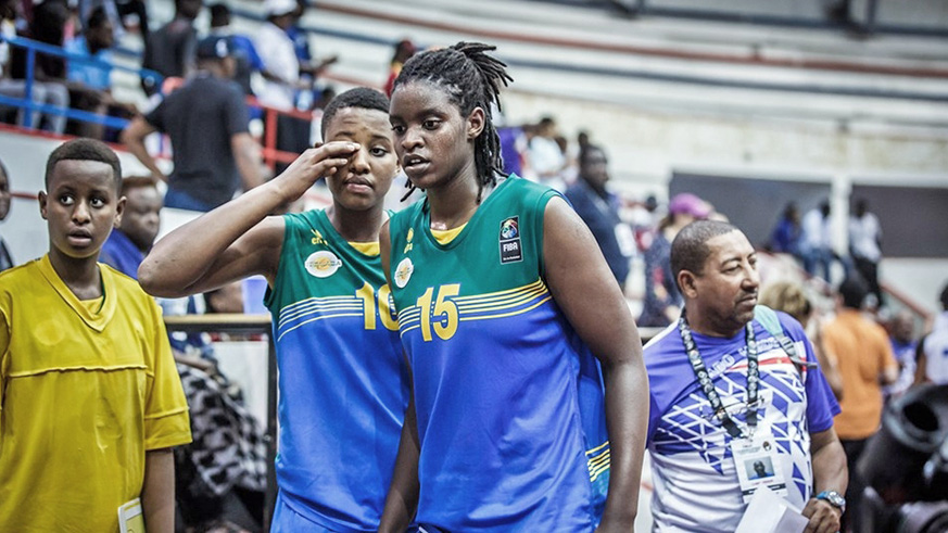 Bella Murekatete (#15) has featured for Rwanda national youth and junior teams since 2015. File photo.