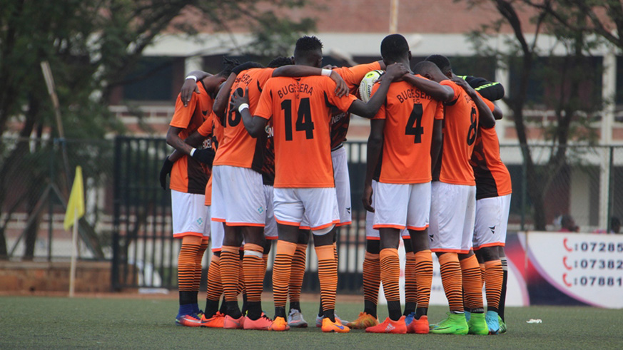 Bugesera FC are one of the eleven topflight league sides that are supported by districts.  File photo.