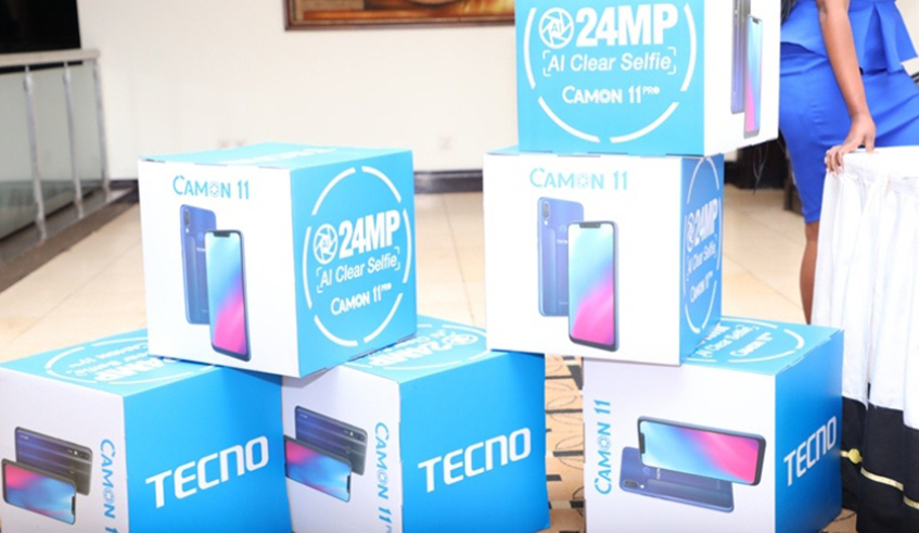 How the new Tecno Camon11 phones package looks like-Eddie Nsabimana (1)