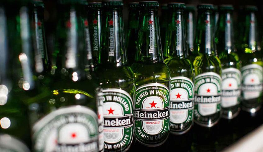 By producing Heineken locally, the firm is targeting to execute a downward revision of retail price from the current Rwf1000 to Rwf800. Net photo.