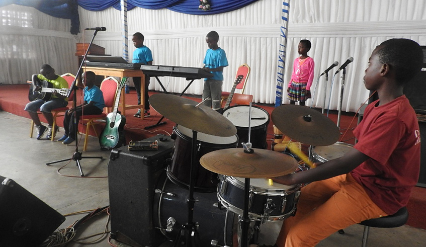 Students get to choose what instrument suits them best.