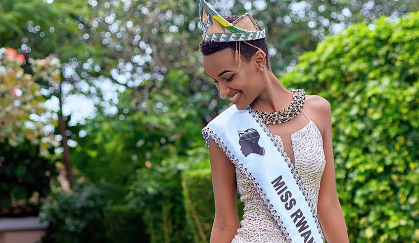 The reigning Miss Rwanda, Liliane Iradukunda. Courtesy photos. 