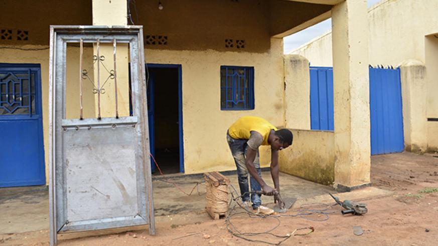 Access to electricity enabled Elyse Hakizimana to start a welding workshop.