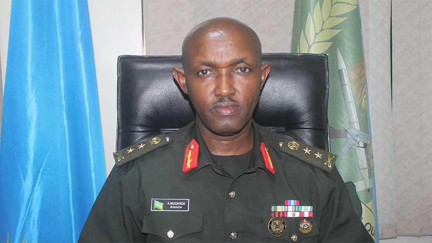 Major General Aloys Muganga. / Courtesy