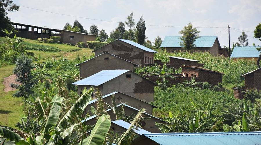 Some of the housing units that were shoddily constructed in Karongi District. / Courtesy