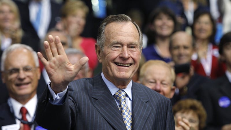 George HW Bush died about eight months after the death of his wife Barbara Bush. / Internet photo