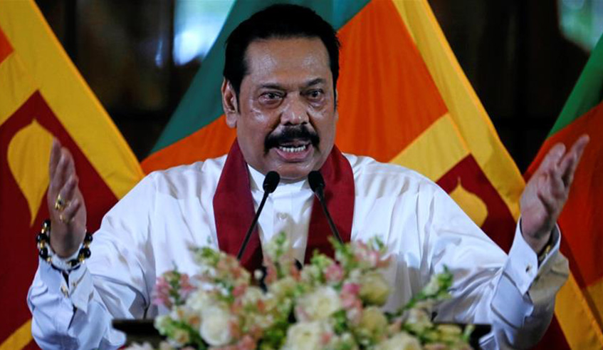 Mahinda Rajapaksa has refused to step down despite losing two no-confidence votes. Net photo.