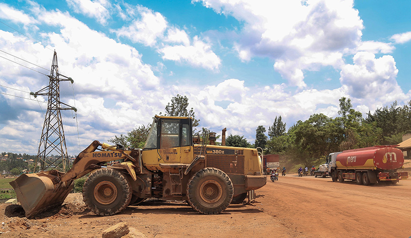 Construction works on the African Union Road in Kigali. Under a seven-year programme, from 2017 to 2024, the Government plans to construct 394 kilometres of new asphalt roads. But Members of Parliament have urged the Government to ensure that future expropriation processes are seamless especially by compensating those affected on time. Nadege Imbabazi.