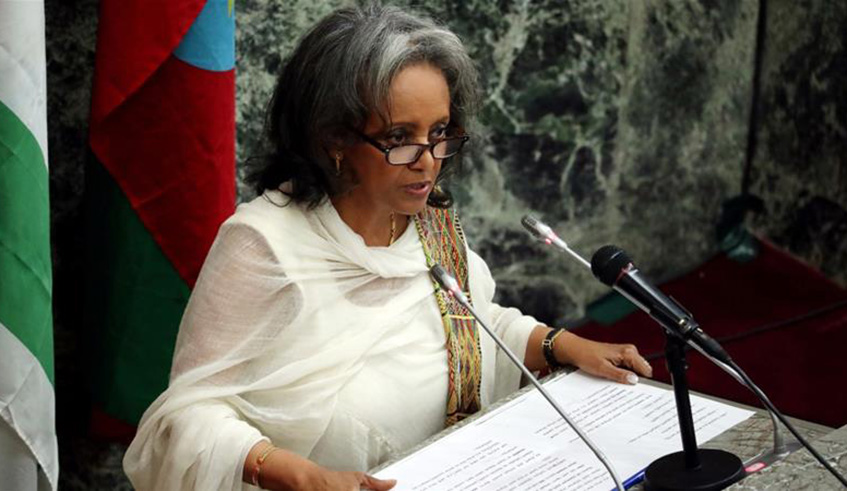 Sahle-Work Zewde, Ethiopiaâ€™s first female president. 