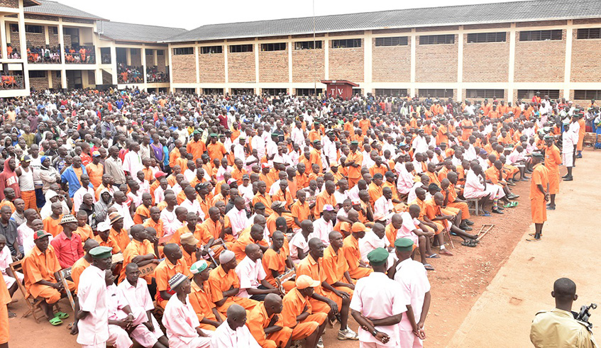 Rwanda Correctional Services launched Inmate Rights Awareness Campaign in Rwamagana Prison. Courtesy.