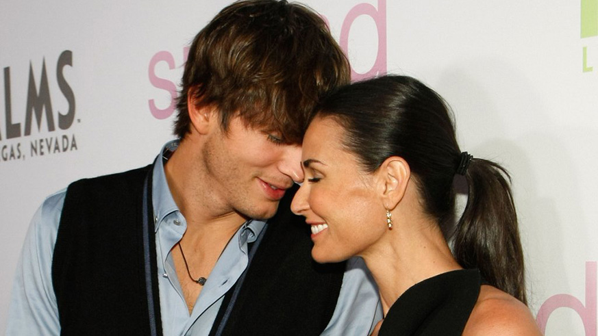 Demi Mooreu2019s 6-year marriage to Ashton Kutcher was constantly in the public eye, and the talk was mostly about their 16-year age difference. Net photos