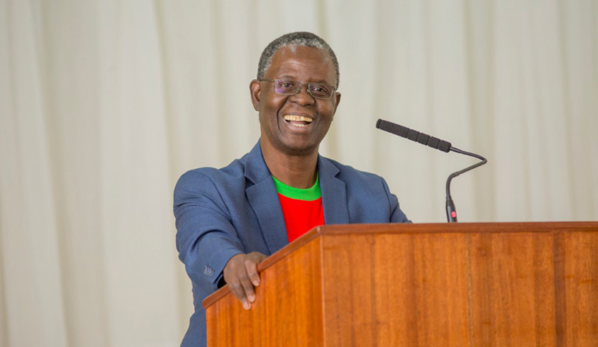  Fode Ndiaye - Resident Coordinator of ONE Rwanda addressing Imbuto Foundation's scholarships'recipients at the Edified Generation 2018 camp