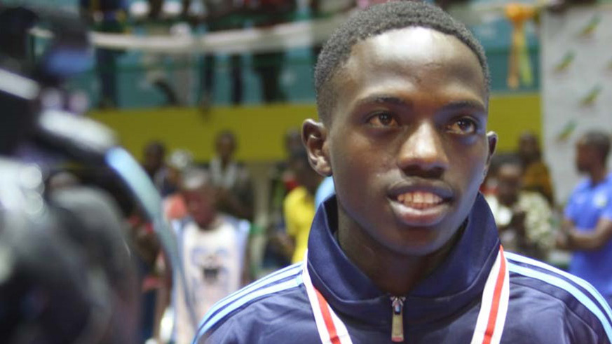 National team captain Benon Kayitare won silver in the -54kg category. File photo