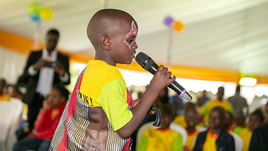 Children at the party also had the opportunity to share their talents, mainly though speeches and poetry