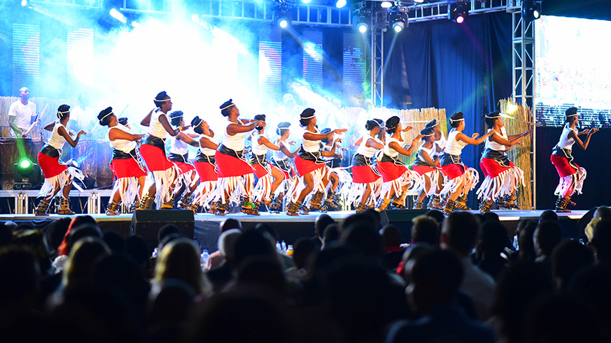 The show was headlined by Rwanda’s cultural music icons (from left-right), Mani Martin, Maria Yohana, Kizito Mihigo, Jean-Marie Muyango and Cecile Kayirebwa. Courtesy photos. The show was headlined by Rwanda’s cultural music icons (from left-right), Mani Martin, Maria Yohana, Kizito Mihigo, Jean-Marie Muyango and Cecile Kayirebwa. Courtesy photos.