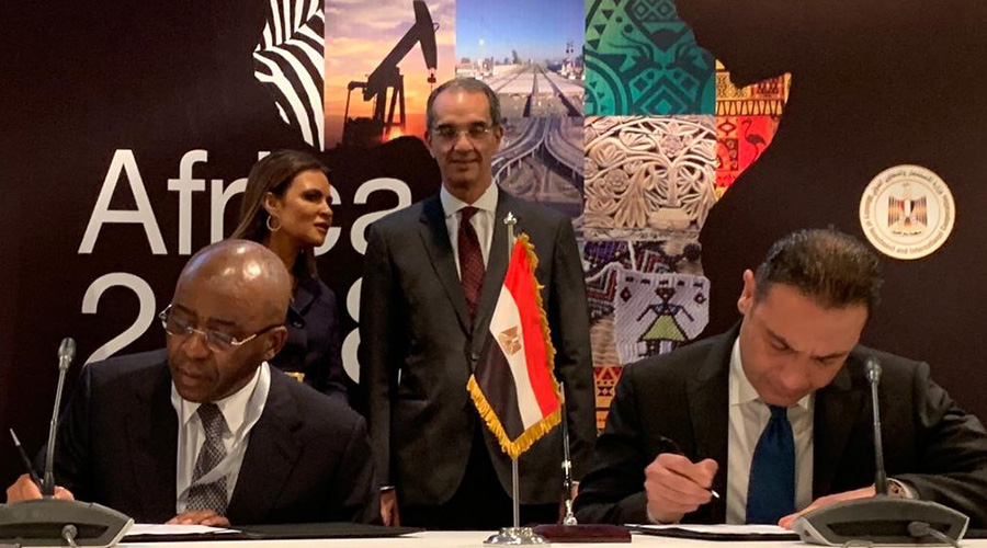 Liquid Telecom signing in Sharm El-Sheikh.