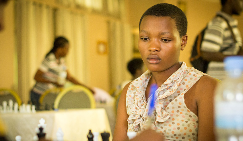 Sandrine Uwase, 16, faces a daunting task to retain her title. File.