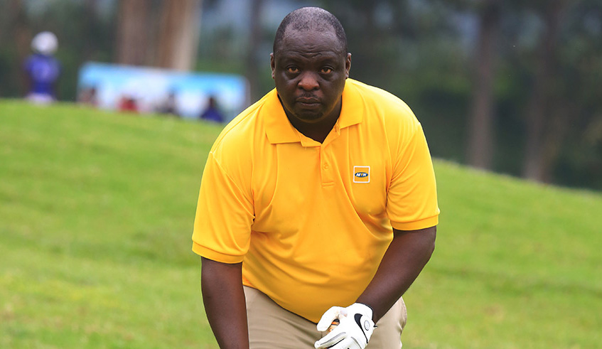 Davis Kashaka, the captain of Kigali Golf Club, will take part in the one-day competition. File photo.