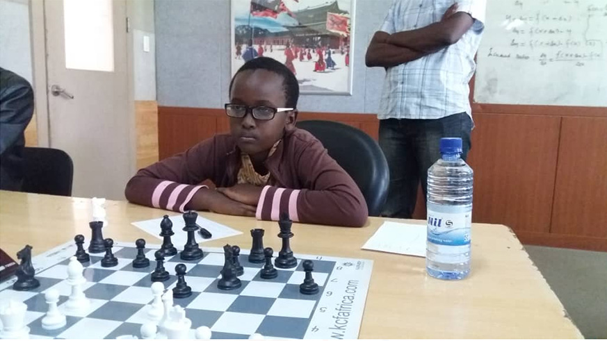 Budding talent, Amanda Ngwinondebe, 11, the youngest contestant in the tournament, has won one game in the first four games.