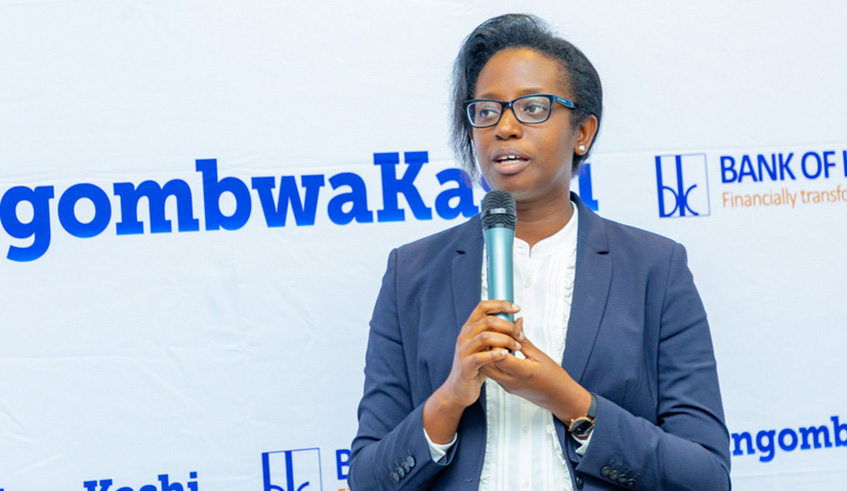 Diane Karusisi, the Bankâ€™s Chief Executive Officer, described the winning entrepreneurs as future big customers of the bank. Courtesy.