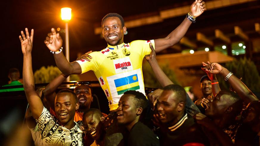 Joseph Areruya, 22, is the first Rwandan cyclist to win the coveted award since its inception in 2012. File photo