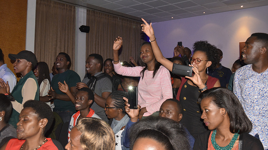 Audience enjoyed the show.